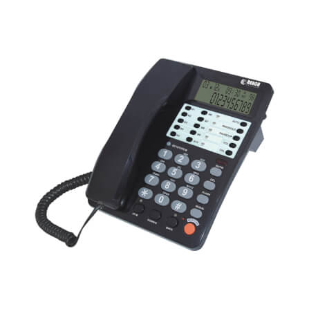 โทรศัพท์บ้านโชว์เบอร์โทรเข้า ยี่ห้อ REACH รุ่น CID 660 สีดำ_0